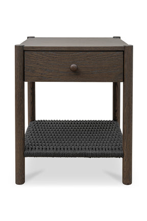 Modern European furniture - Woven Rope Accent Nightstand - www.oroa.com
