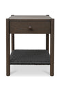 Modern European furniture - Woven Rope Accent Nightstand - www.oroa.com