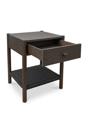 Woven Rope Accent Nightstand | Novi Living Millie | Oroa.com