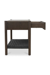 Modern European furniture - Woven Rope Accent Nightstand - www.oroa.com