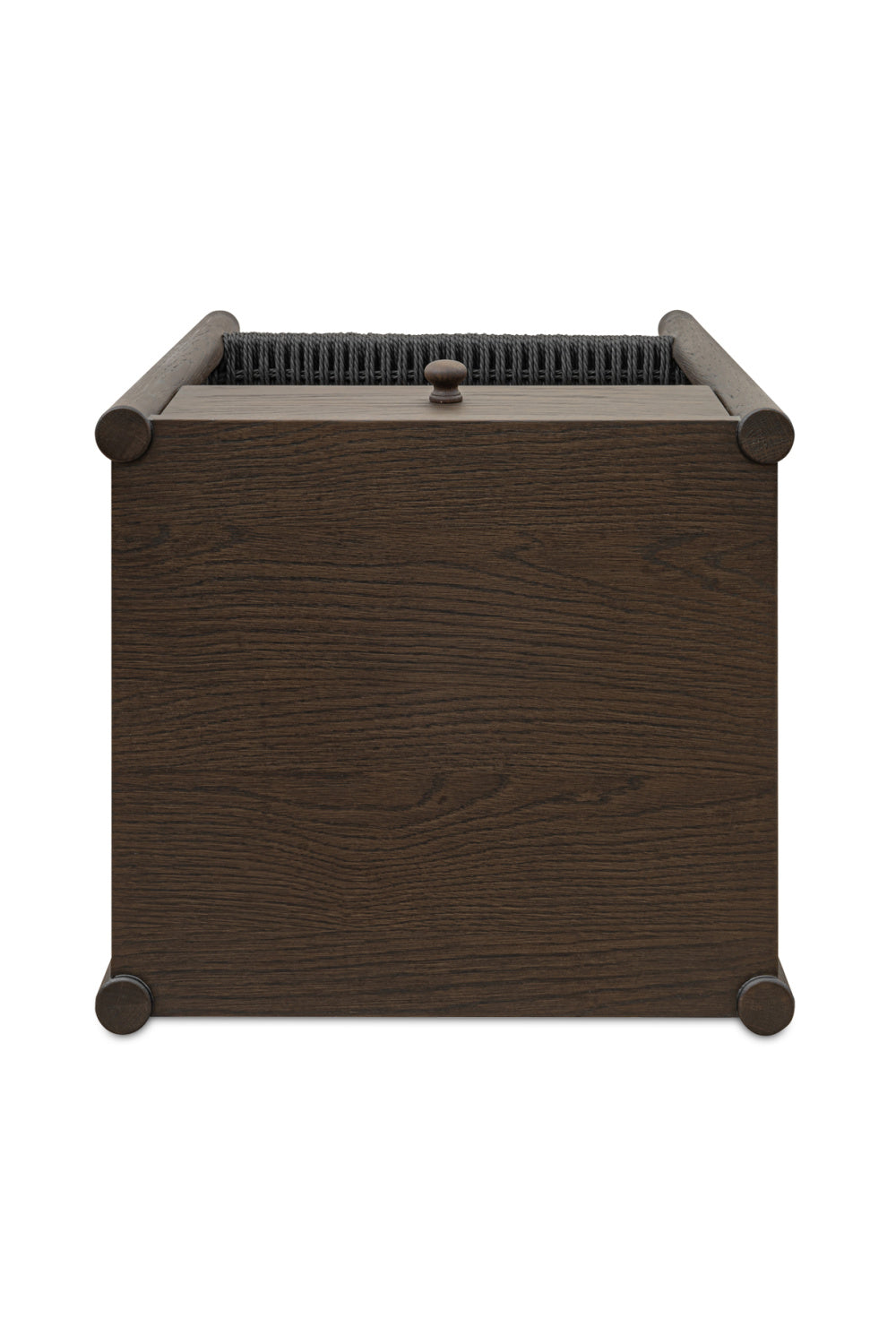 Woven Rope Accent Nightstand | Novi Living Millie | Oroa.com