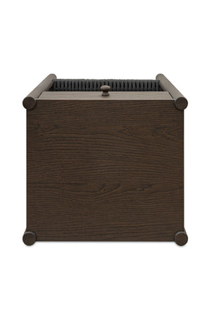 Woven Rope Accent Nightstand | Novi Living Millie | Oroa.com