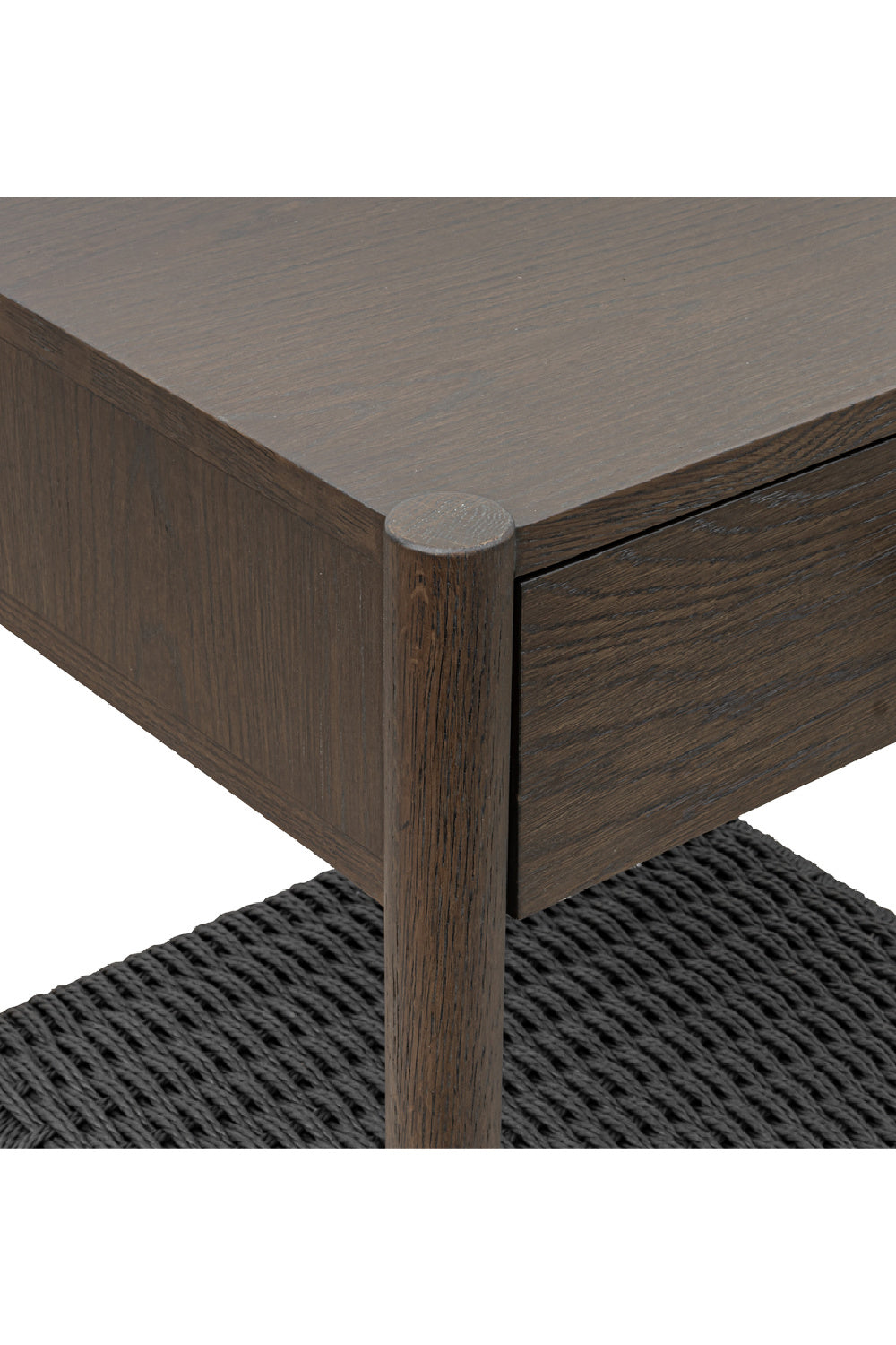 Woven Rope Accent Nightstand | Novi Living Millie | Oroa.com