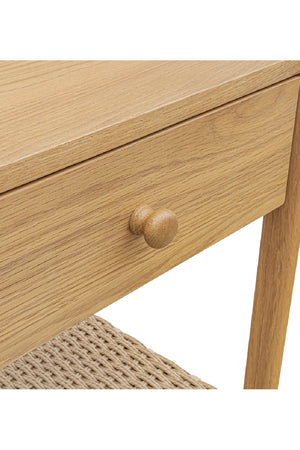 Woven Rope Accent Nightstand | Novi Living Millie | Oroa.com