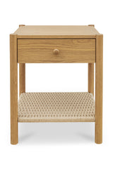 Modern European furniture - Woven Rope Accent Nightstand - www.oroa.com