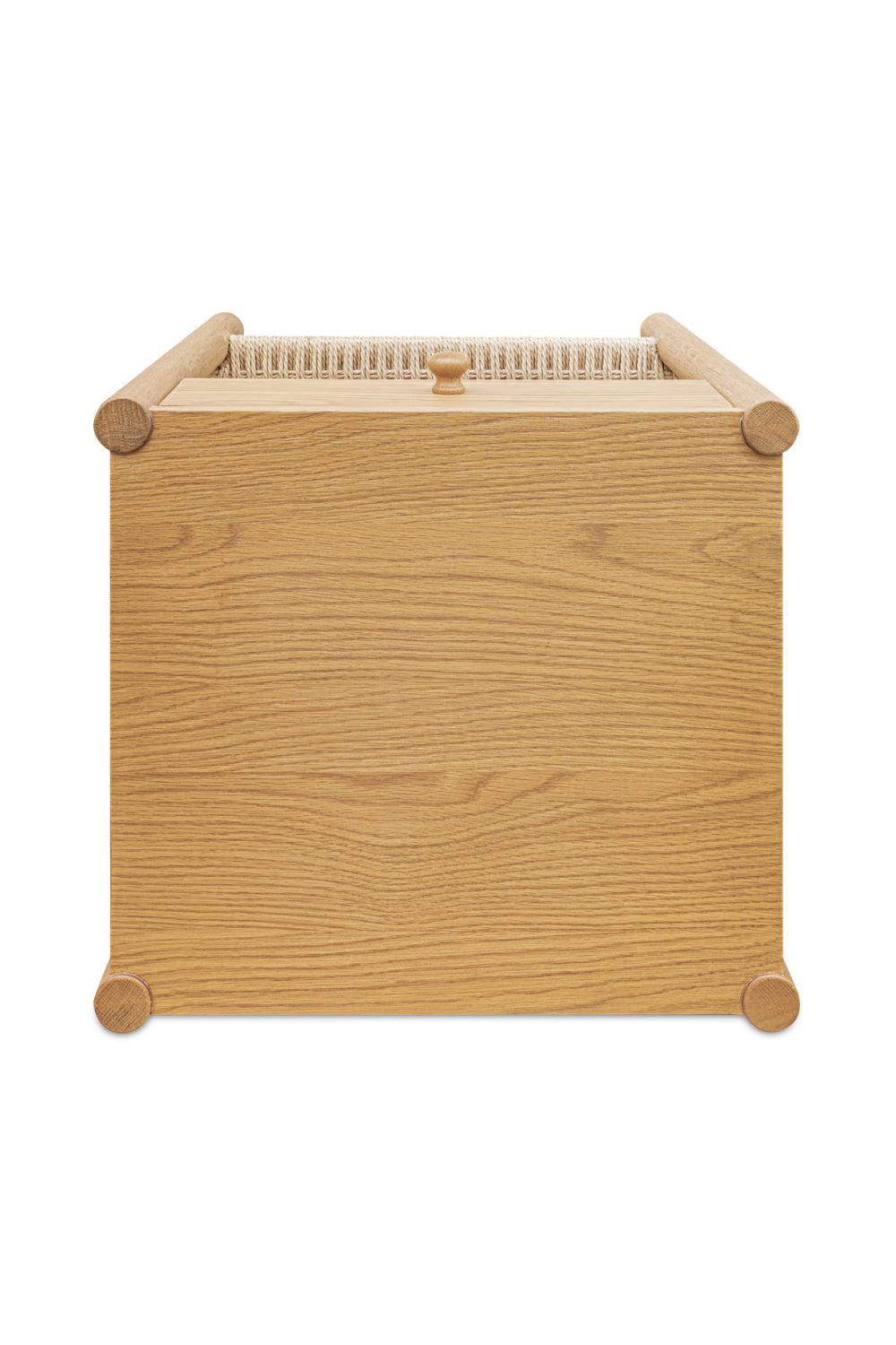 Woven Rope Accent Nightstand | Novi Living Millie | Oroa.com