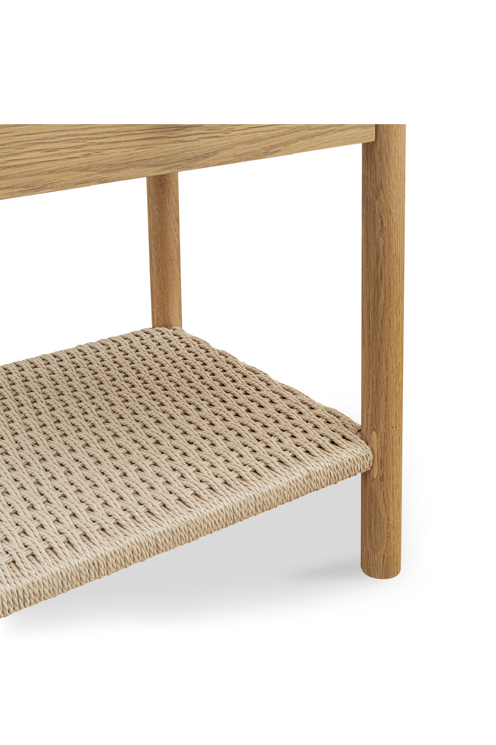 Woven Rope Accent Nightstand | Novi Living Millie | Oroa.com