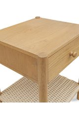 Modern European furniture - Woven Rope Accent Nightstand - www.oroa.com