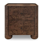 Modern European furniture - Solid Oak 2-Drawer Nightstand - www.oroa.com