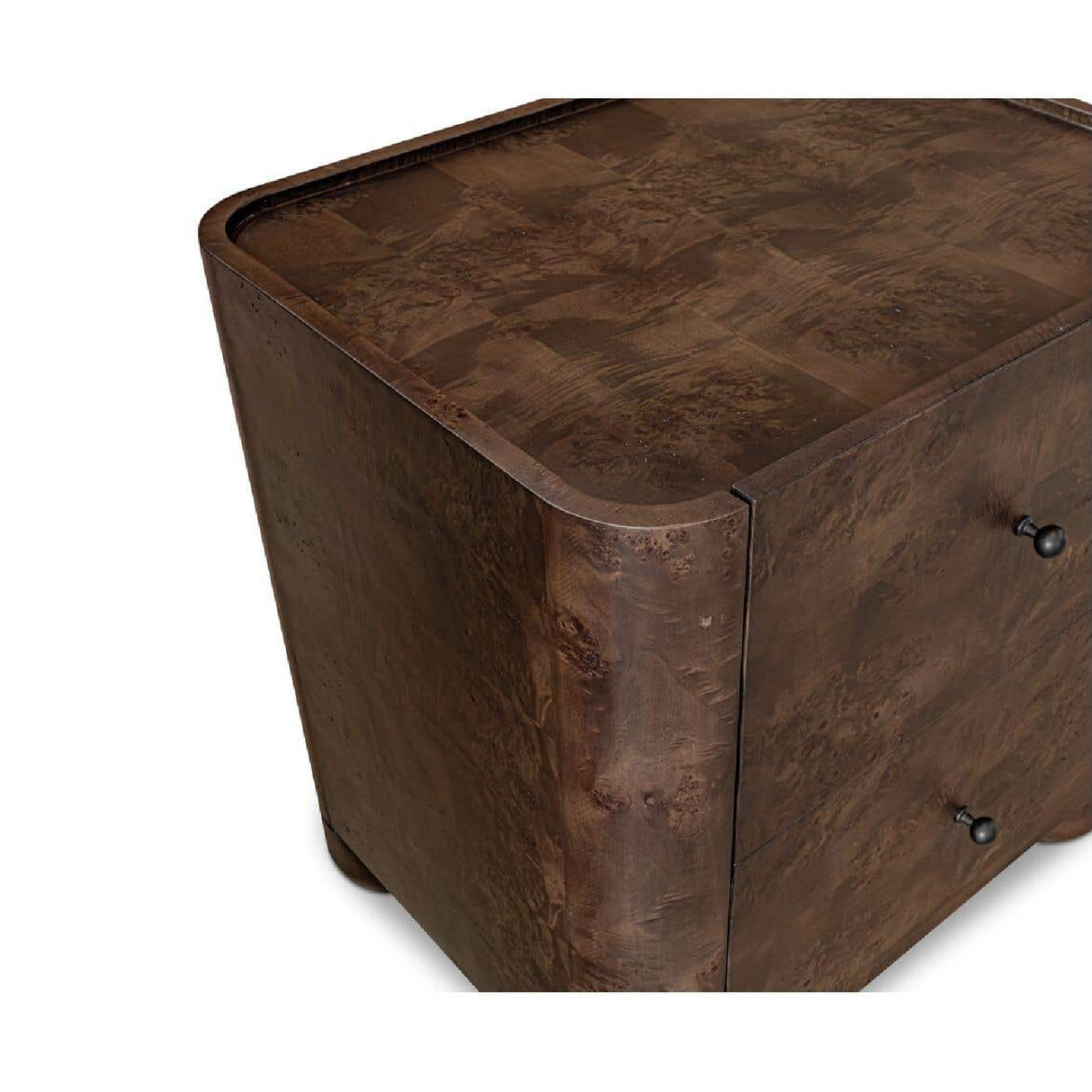Modern European furniture - Solid Oak 2-Drawer Nightstand - www.oroa.com