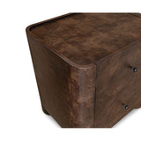 Modern European furniture - Solid Oak 2-Drawer Nightstand - www.oroa.com