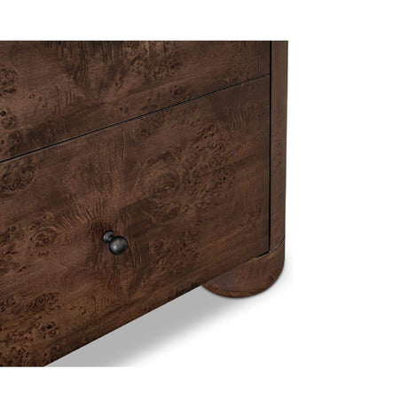 Modern European furniture - Solid Oak 2-Drawer Nightstand - www.oroa.com