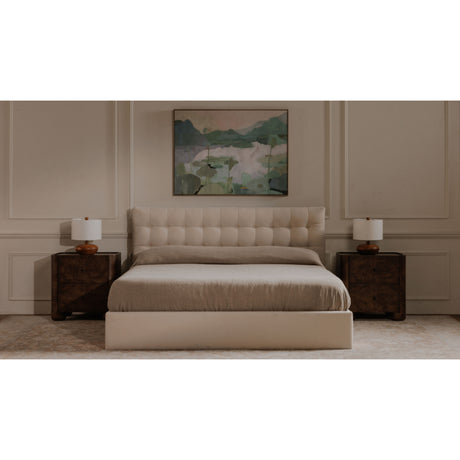Modern European furniture - Solid Oak 2-Drawer Nightstand - www.oroa.com