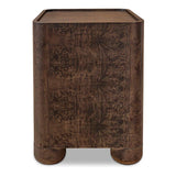 Modern European furniture - Solid Oak 2-Drawer Nightstand - www.oroa.com