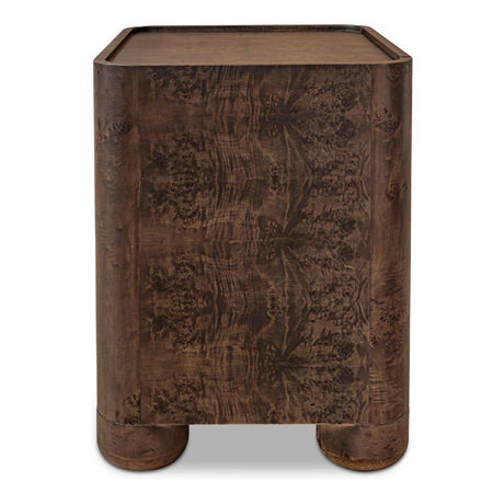 Modern European furniture - Solid Oak 2-Drawer Nightstand - www.oroa.com