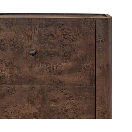 Modern European furniture - Solid Oak 2-Drawer Nightstand - www.oroa.com