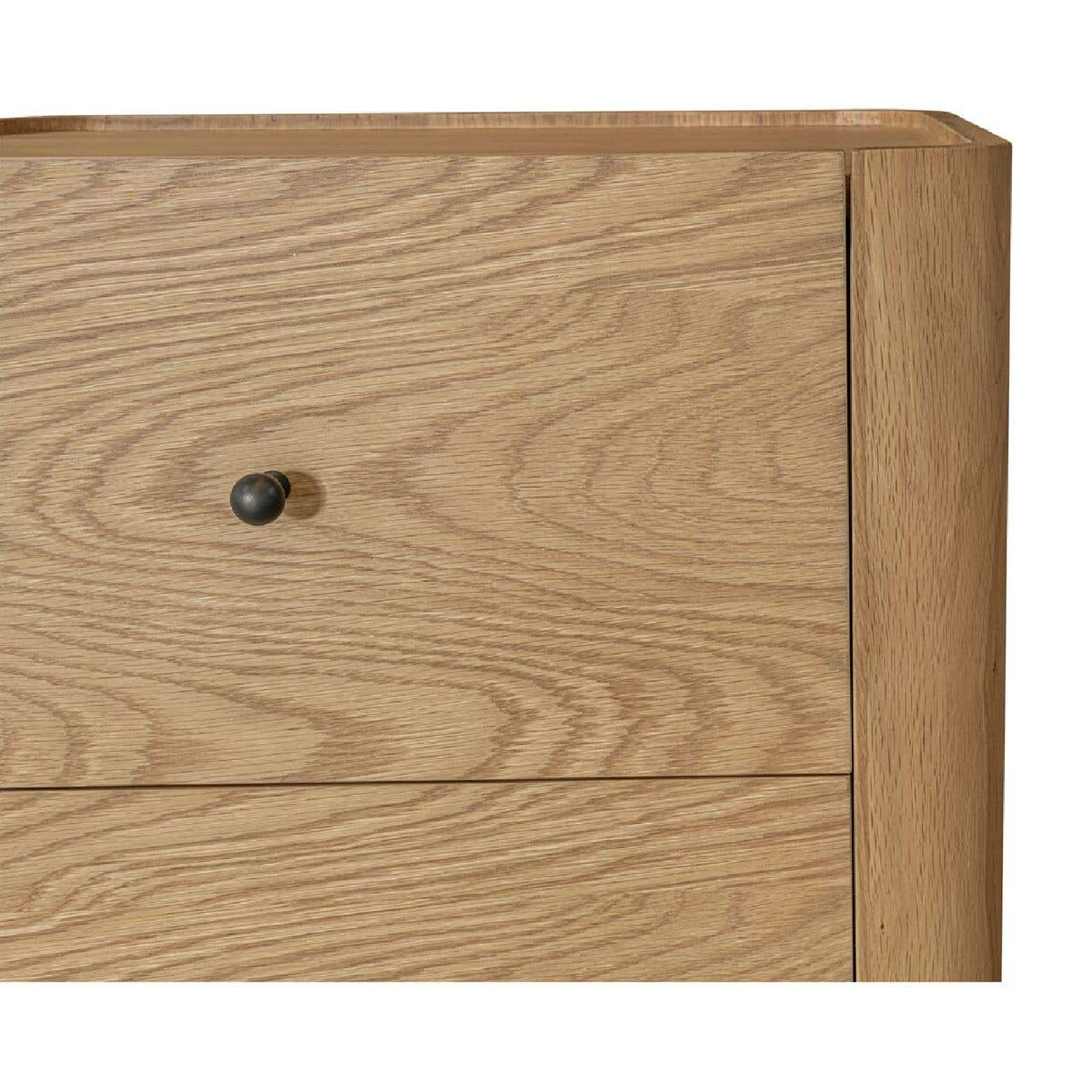 Modern European furniture - Solid Oak 2-Drawer Nightstand - www.oroa.com
