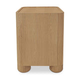 Modern European furniture - Solid Oak 2-Drawer Nightstand - www.oroa.com