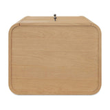 Modern European furniture - Solid Oak 2-Drawer Nightstand - www.oroa.com