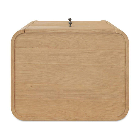 Modern European furniture - Solid Oak 2-Drawer Nightstand - www.oroa.com