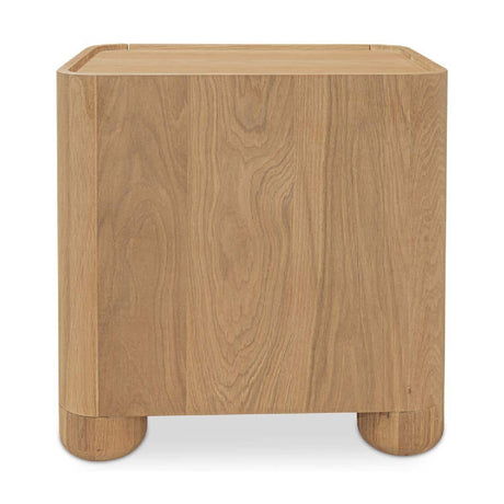 Modern European furniture - Solid Oak 2-Drawer Nightstand - www.oroa.com