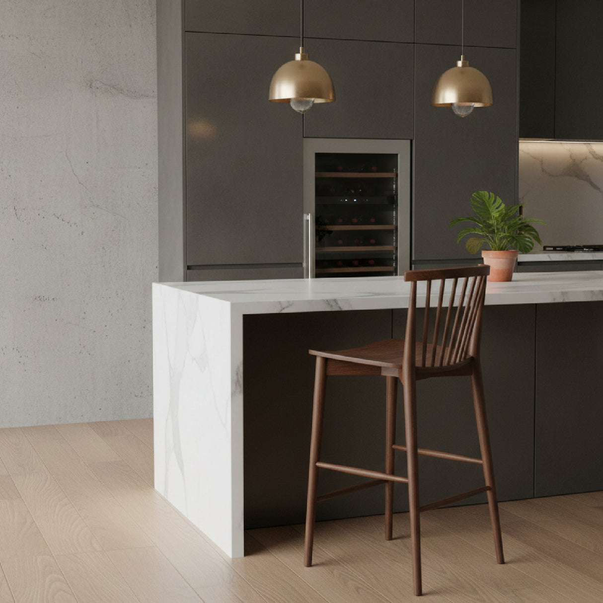 Modern European furniture - Spindle-Back Counter Stool - www.oroa.com