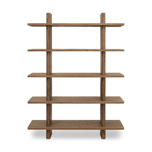 Modern Oak Display Bookcase | Novi Living Casey