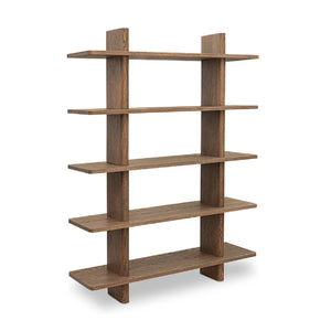 Modern Oak Display Bookcase | Novi Living Casey