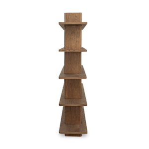 Modern Oak Display Bookcase | Novi Living Casey