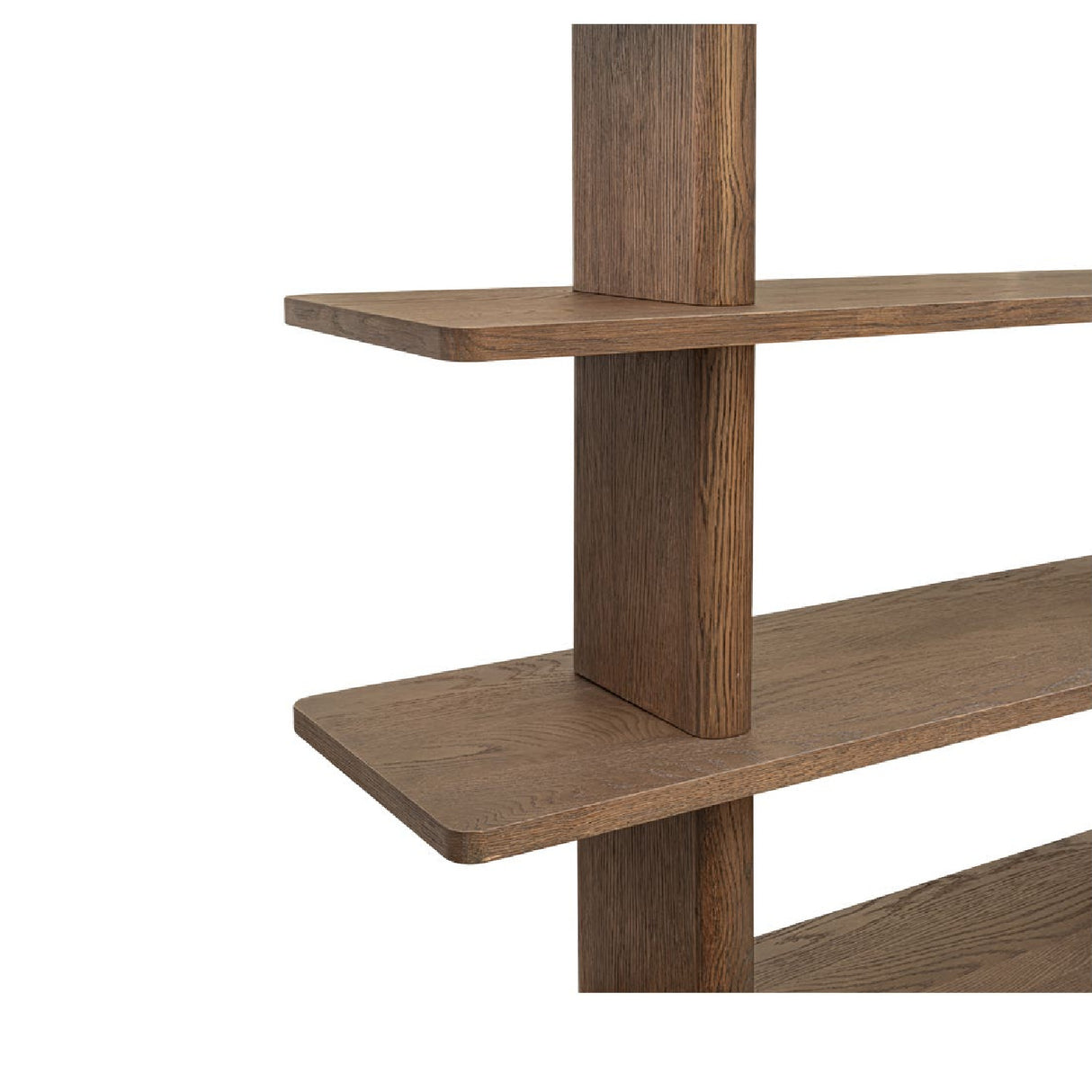 Modern Oak Display Bookcase | Novi Living Casey
