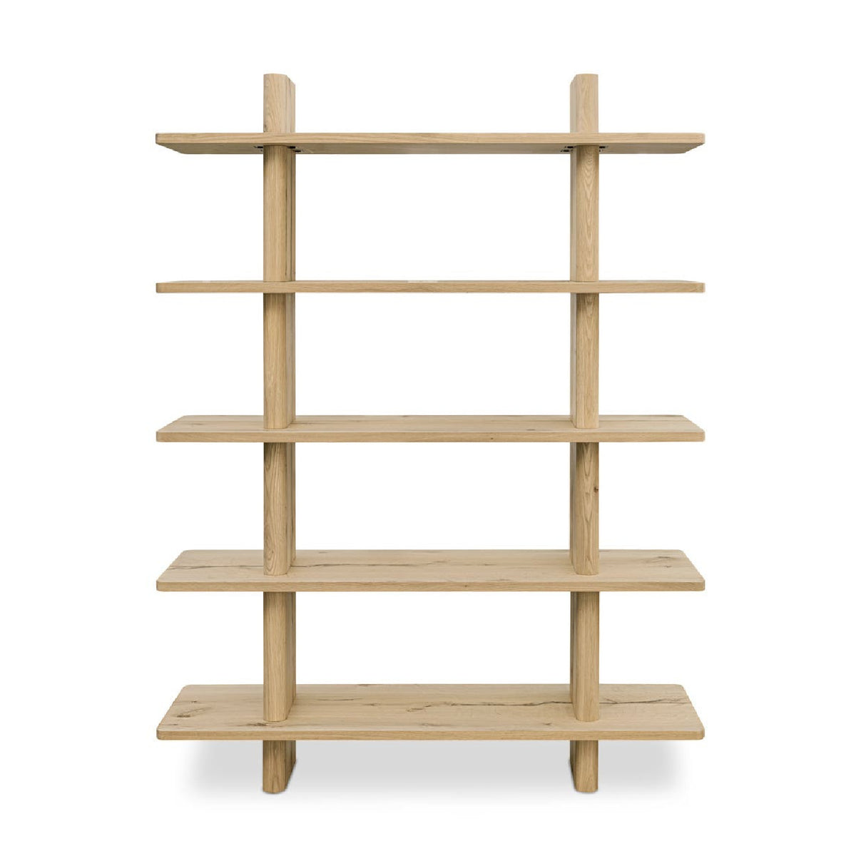 Modern Oak Display Bookcase | Novi Living Casey