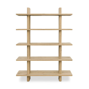 Modern Oak Display Bookcase | Novi Living Casey