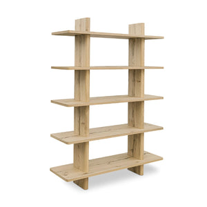 Modern Oak Display Bookcase | Novi Living Casey