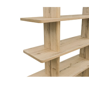 Modern Oak Display Bookcase | Novi Living Casey