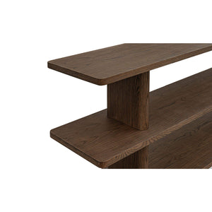 Modern Oak Display Bookcase | Novi Living Casey