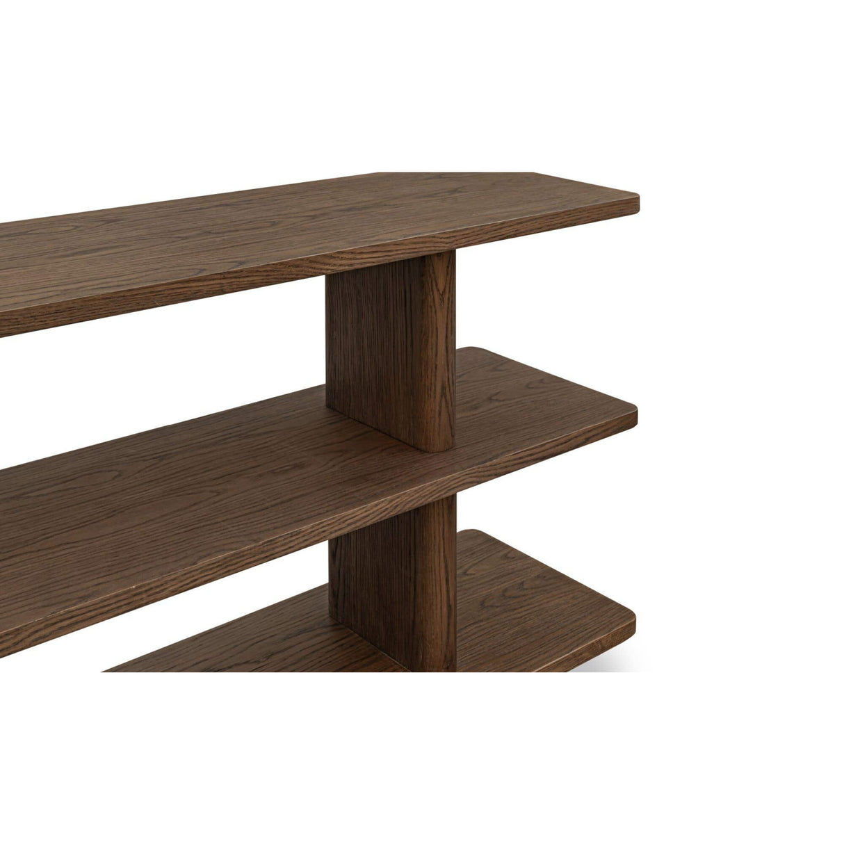 Modern Oak Display Bookcase | Novi Living Casey