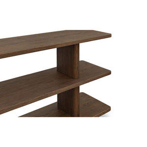 Modern Oak Display Bookcase | Novi Living Casey