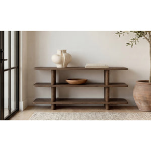 Modern Oak Display Bookcase | Novi Living Casey