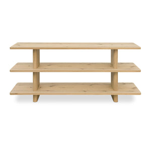 Modern Oak Display Bookcase | Novi Living Casey