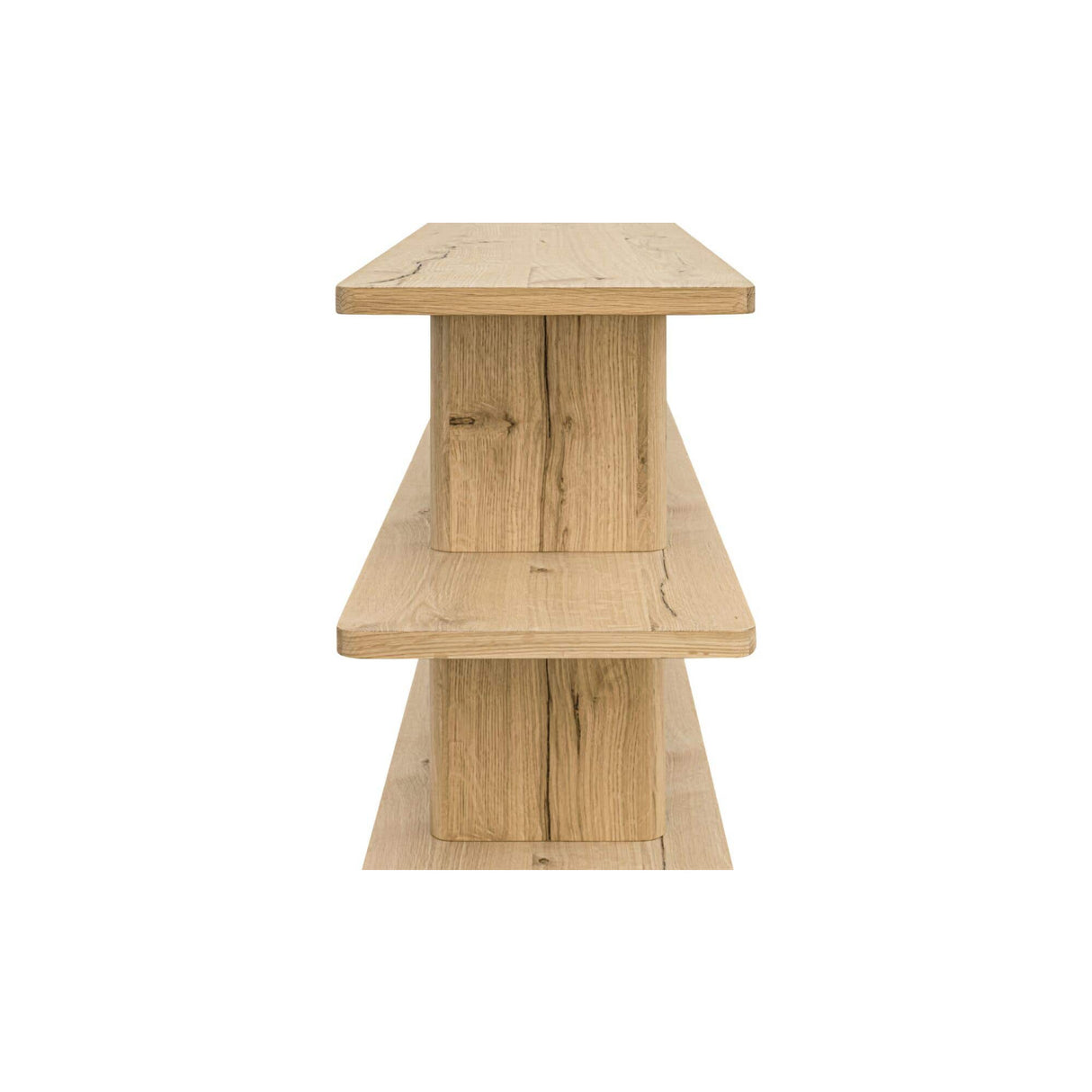 Modern Oak Display Bookcase | Novi Living Casey