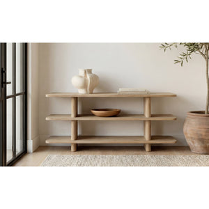 Modern Oak Display Bookcase | Novi Living Casey
