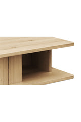 Modern European furniture - Oak Open Storage Coffee Table - www.oroa.com
