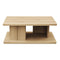 Modern European furniture - Oak Open Storage Coffee Table - www.oroa.com
