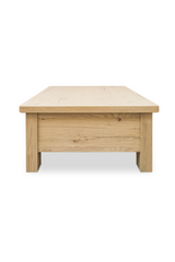 Modern European furniture - Rustic Oak Storage Coffee Table - www.oroa.com