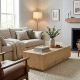 Modern European furniture - Solid Oak Coffee Table - www.oroa.com