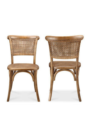 Modern European furniture - Woven Rattan Dining Chairs (2) - www.oroa.com
