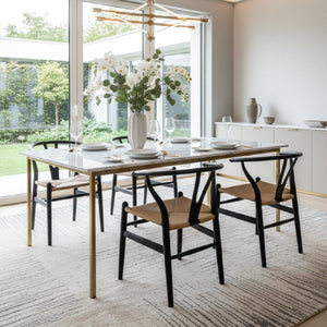 Modern European furniture - Black Elm Dining Chair Set (2) - www.oroa.com