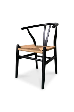 Modern European furniture - Black Elm Dining Chair Set (2) - www.oroa.com