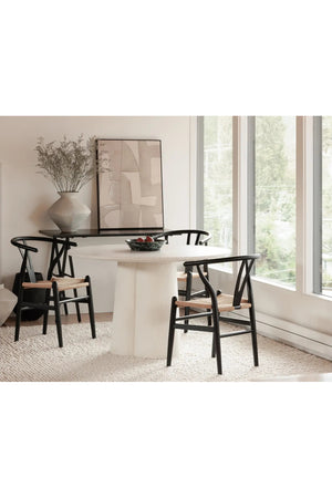 Modern European furniture - Black Elm Dining Chair Set (2) - www.oroa.com