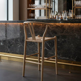 Modern European furniture - Natural Elm Counter Stool - www.oroa.com